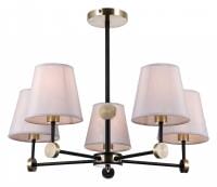 Люстра на штанге ILLUMICO CASTOR IL0394-5CSQ-24 BK AB CASTOR