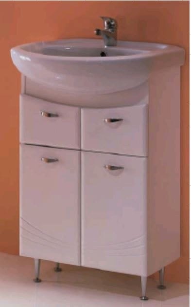 Тумба под раковину Ecolevel Modern650 61х32х82h ML7-01.23ЭД1 белая