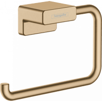 Держатель туалетной бумаги hansgrohe AddStoris 41771140 шлифованная бронза
