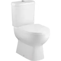 Унитаз-компакт Jacob Delafon Panache E1370-00 + E1368-00 + E70008-00 с сиденьем микролифт, белый