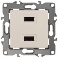 Розетка USB, без рамки Эра Эра 12 12-4110-02