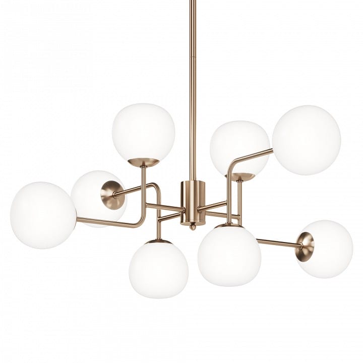 Люстра на штанге Maytoni Эрих MOD221-PL-08-G