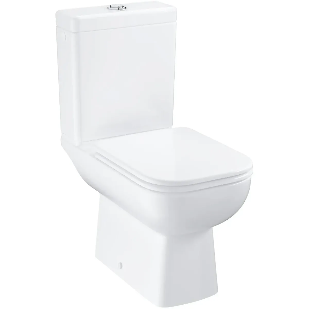 Унитаз-компакт Grohe Start Edge 39814000 безободковый, с сиденьем микролифт, альпийский белый