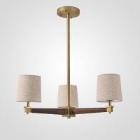 Люстра на штанге Imperiumloft Jorgenson Beige/Dark wood STAVRA01