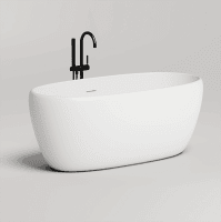 Ванна из искусственного камня Salini Luce 150x75 100122M белая матовая