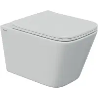 Унитаз подвесной Berges Floe S 082134 безободковый, с сиденьем микролифт, белый