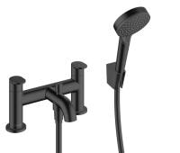 Смеситель на край ванны hansgrohe Vernis Blend 71461670 на 2 отверстия и ручной душ