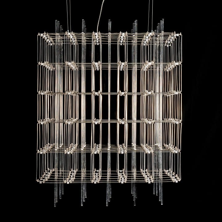 Подвесная люстра O-LUCE Cosmic Glass ячейка 15*15 см 1094011-0