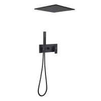 Душевой комплект Abber Daheim AF8221B черная матовая