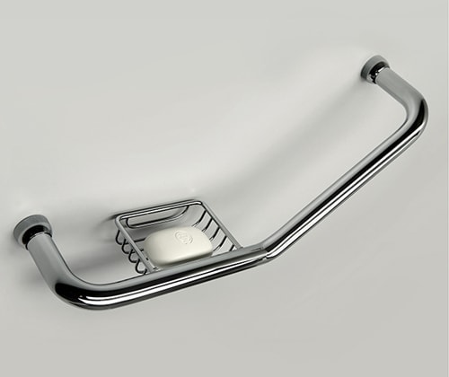 Поручень для ванны с мыльницей WasserKRAFT K-1077Left