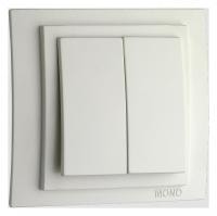 Выключатель двухклавишный Mono Electric Larissa 103-191925-102