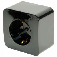 Розетка с заземлением Stekker София 49314