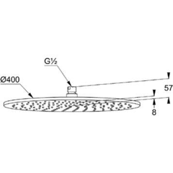 Верхний душ Kludi A-Qa 6434005-00
