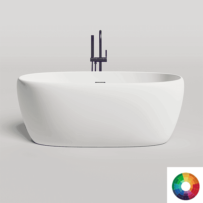 Ванна из искусственного камня Salini Luce 150x75 100122MF RAL матовый