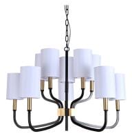 Подвесная люстра Newport DARINA 35210/С black+brass