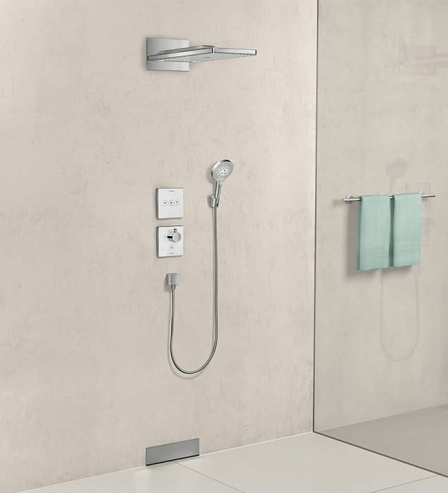 Шланговое подсоединение hansgrohe Fixfit Square 26455140 с клапаном обратного тока