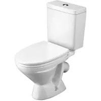 Унитаз-компакт Santek Лига 1.WH30.2.141 косой выпуск, с сиденьем, белый