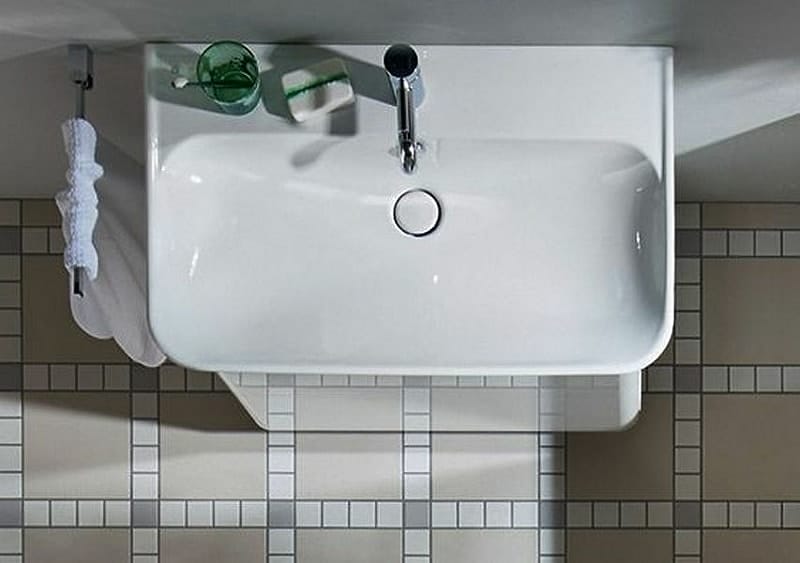 Тумба с раковиной Burgbad Iveo 80 SFEN080F2833G0161C0001*1 белый глянцевый