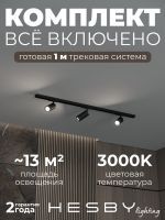 Комплект трековый Hesby Lighting Skylite №3 HSBL_kompl_S003_NI1B3K