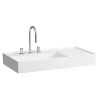 Раковина-чаша с полочкой справа 90 см Laufen Kartell by Laufen 8.1033.8.000.104.1