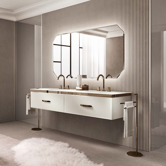 Комплект мебели Milldue Vitage Edition Hilton 07 рисовая гравюра/бронза