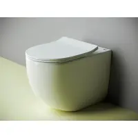 Приставной безободковый унитаз с сиденьем микролифт Ceramica Nova Metropol CN4004