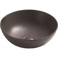 Раковина-чаша CeramaLux 104MDH-2 41,5x41,5 см, накладная, серый матовый