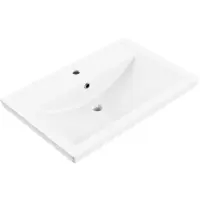 Раковина IDDIS Optima Home 4077000i28 71x46,5 см, накладная, подвесная, белый