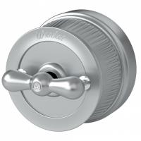 Выключатель на 4 положения Werkel Ретро (матовый хром) WL19-01-05