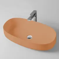 Раковина 68x35 см Artceram Cognac COL005 13 00 orange cameo