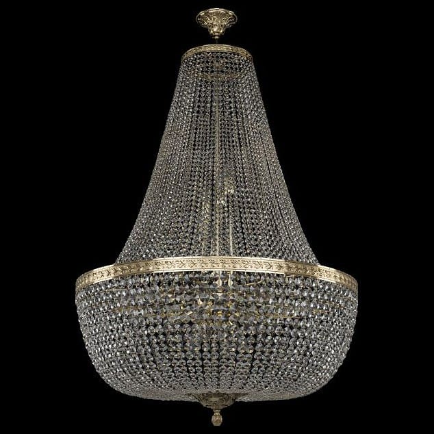 Люстра на штанге Bohemia Ivele Crystal 1911 19111/H2/90IV G