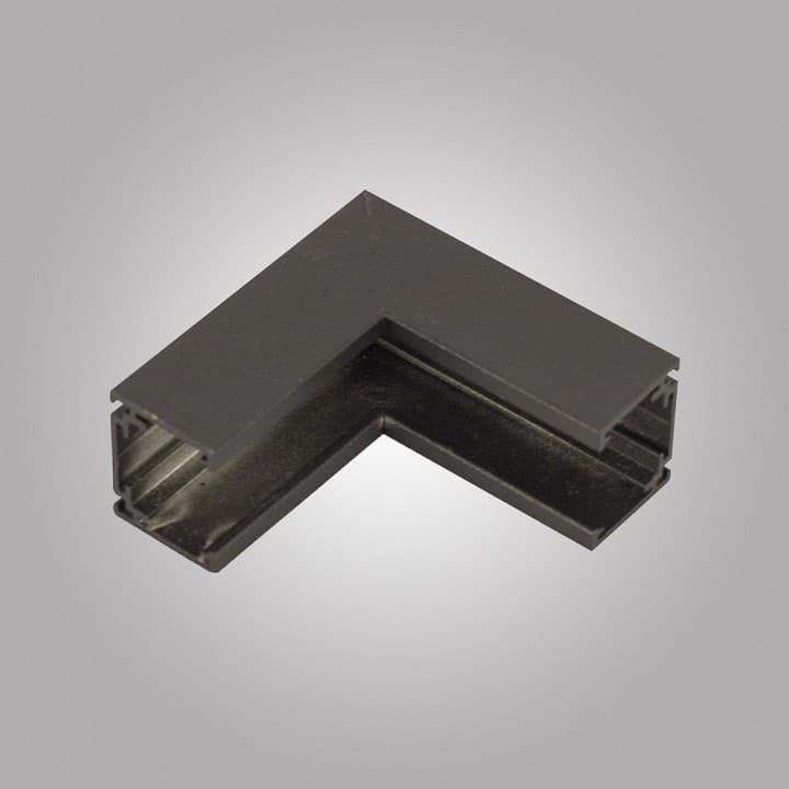 Соединитель угловой внутренний для треков накладных AM-Group  MAGNET AM504 BK