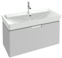 Тумба под раковину Jacob Delafon Reve 97.3 EB1132-G1C Белый Блестящий Лак