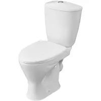 Унитаз-компакт Santeri Versia Комфорт 1.P403.3.S00.00B.F (4607143319318) косой выпуск, с сиденьем, белый