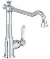 Смеситель для кухни Jacob Delafon Louise E24367-CP хром/белый