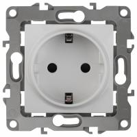 Розетка с заземлением, без рамки Эра Эра 12 12-2101-01