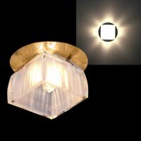 Встраиваемый светильник Sneha 7288/H G9 GD+WT