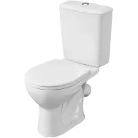 Унитаз-компакт Santeri Orion 1.P400.8.S00.00B.F (4607143310865) косой выпуск, с сиденьем, белый