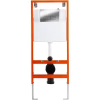 Инсталляция для унитаза BelBagno BB097SET.Q.CR с кнопкой смыва, хром