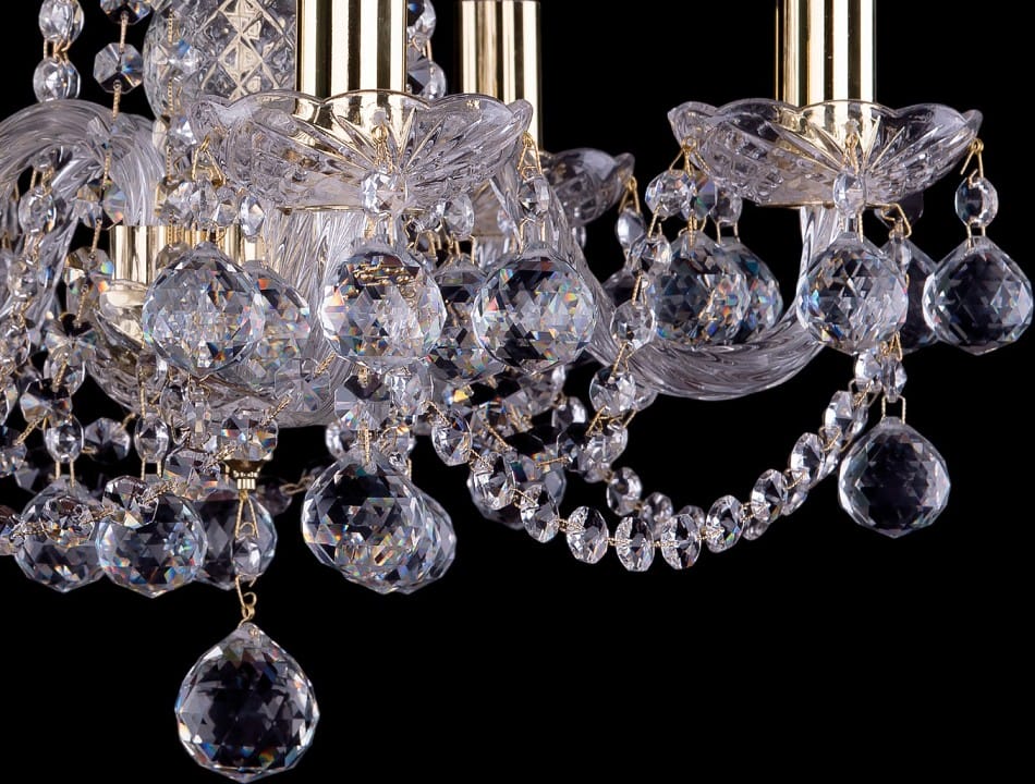 Подвесная люстра Bohemia Ivele Crystal 1402 1402/5/141/G/Balls