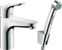 Смеситель для раковины hansgrohe Focus 31927000 с гигиеническим душем