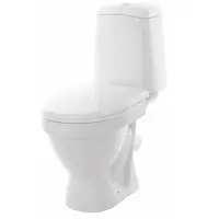 Унитаз-компакт Sanita Лада комфорт WC.CC/Lada/2-DM/WHT.G/S1 косой выпуск, с сиденьем микролифт дюропласт, белый