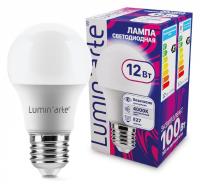 Лампа светодиодная Luminarte E27 12Вт 4000K LSTD-A60-12W4KE27