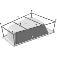 Каркас для ванны 170x130 Vayer Trinity GL000006918