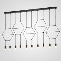 Подвесной светильник Imperiumloft Via Wireflow polyhedral Via01