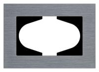 Рамка для двойной розетки Kollinger Reflex AL RA120GY