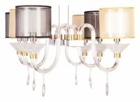 Подвесная люстра Manne L.4306 L.4306-6 SILVER GO+BL