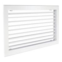 Решетка настенная однорядная SHUFT 1 WA 700x300