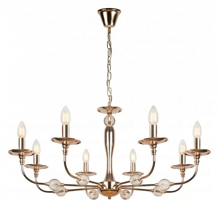 Подвесная люстра iLamp Aura 1030-8GD
