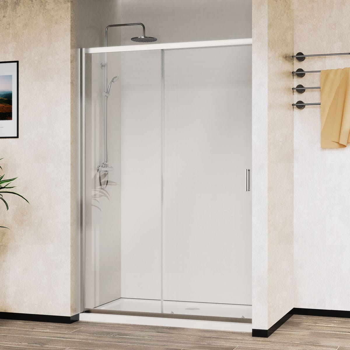 Душевая дверь Vincea City 120 VDS-5CT120CL хром